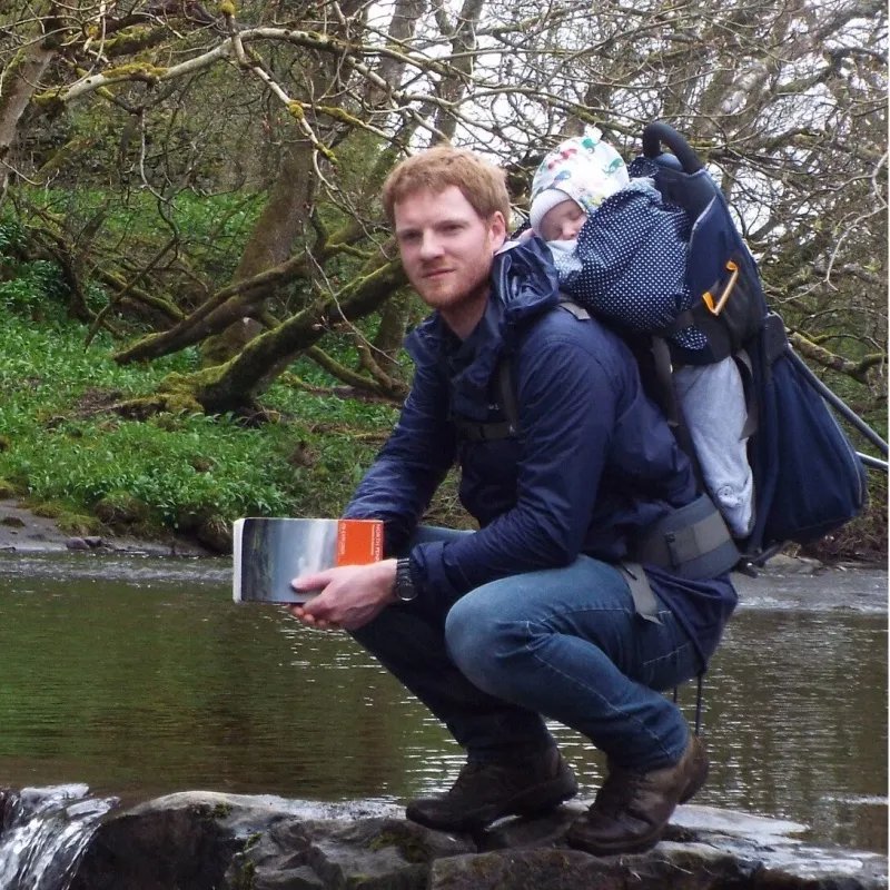 Michael Taylor, pastor at WEC, by a river